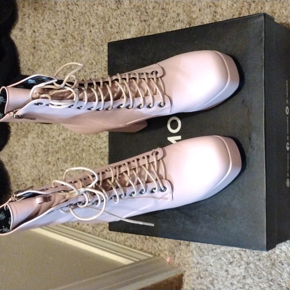 Pink Serenity Lamoda Boot Heels